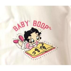 Grembiule asilo da bambina betty boop bianco 4 anni