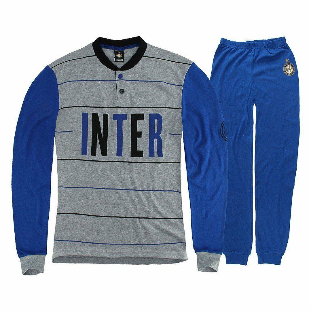 Pigiama FC Inter bambino ragazzo grigio