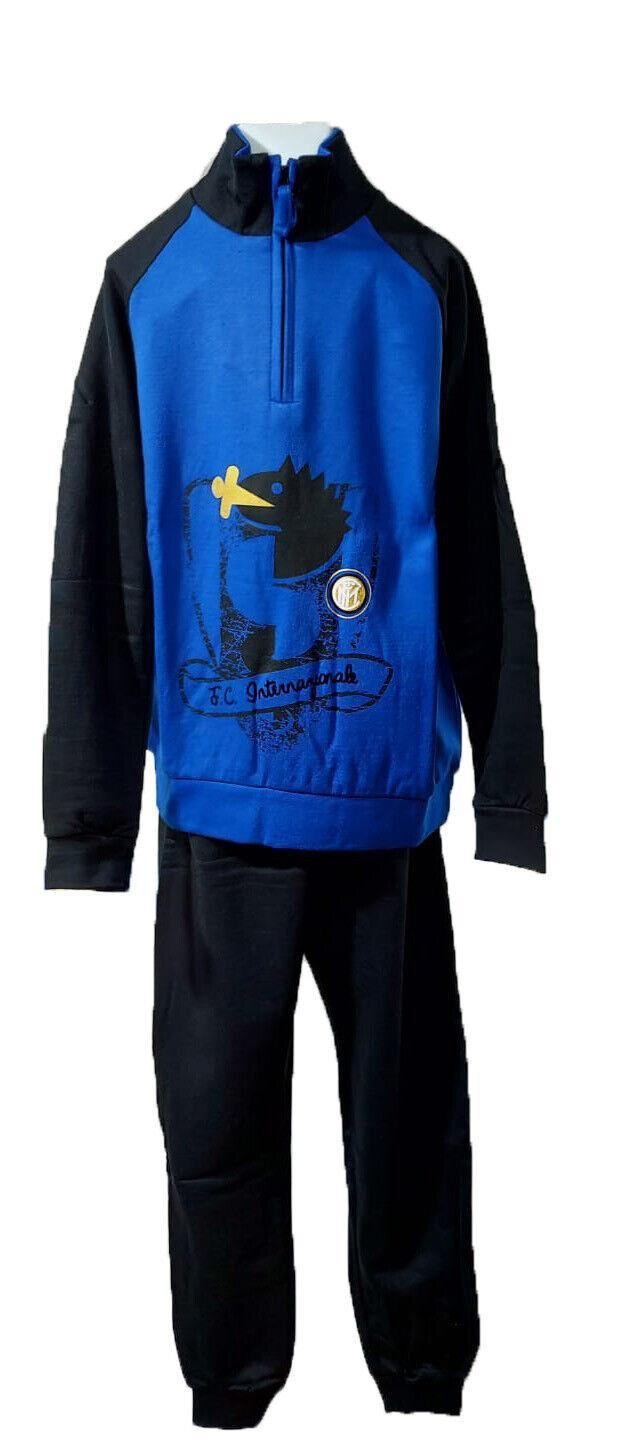 Pigiama FC Inter bambino ragazzo blu royal