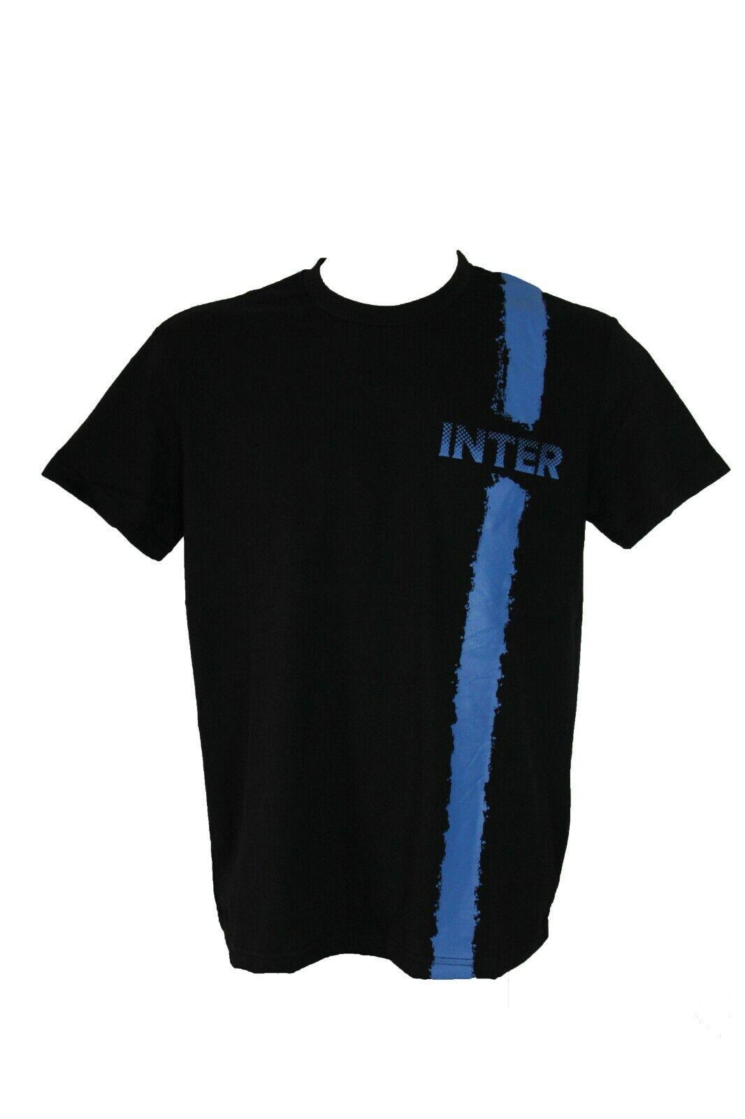 T-shirt FC Inter uomo nero con logo sul retro