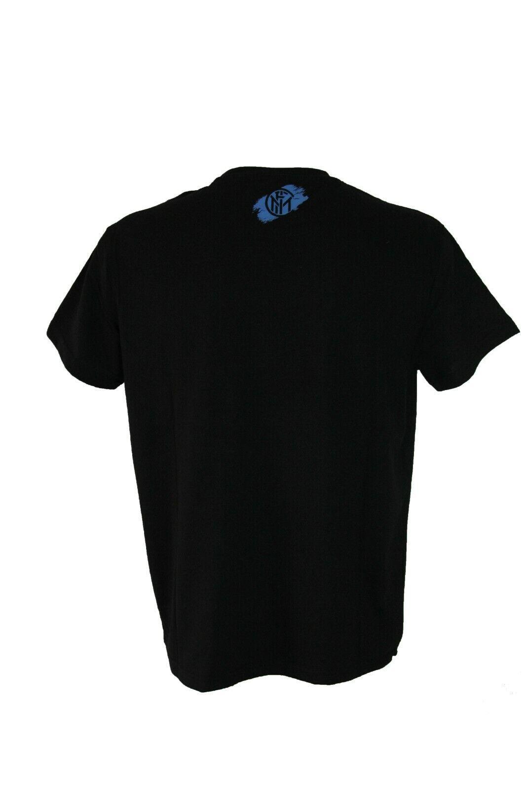 T-shirt FC Inter uomo nero con logo sul retro