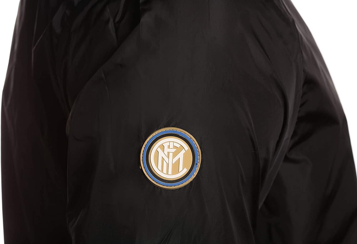 Giubbino FC Inter da bambino antivento nylon nero