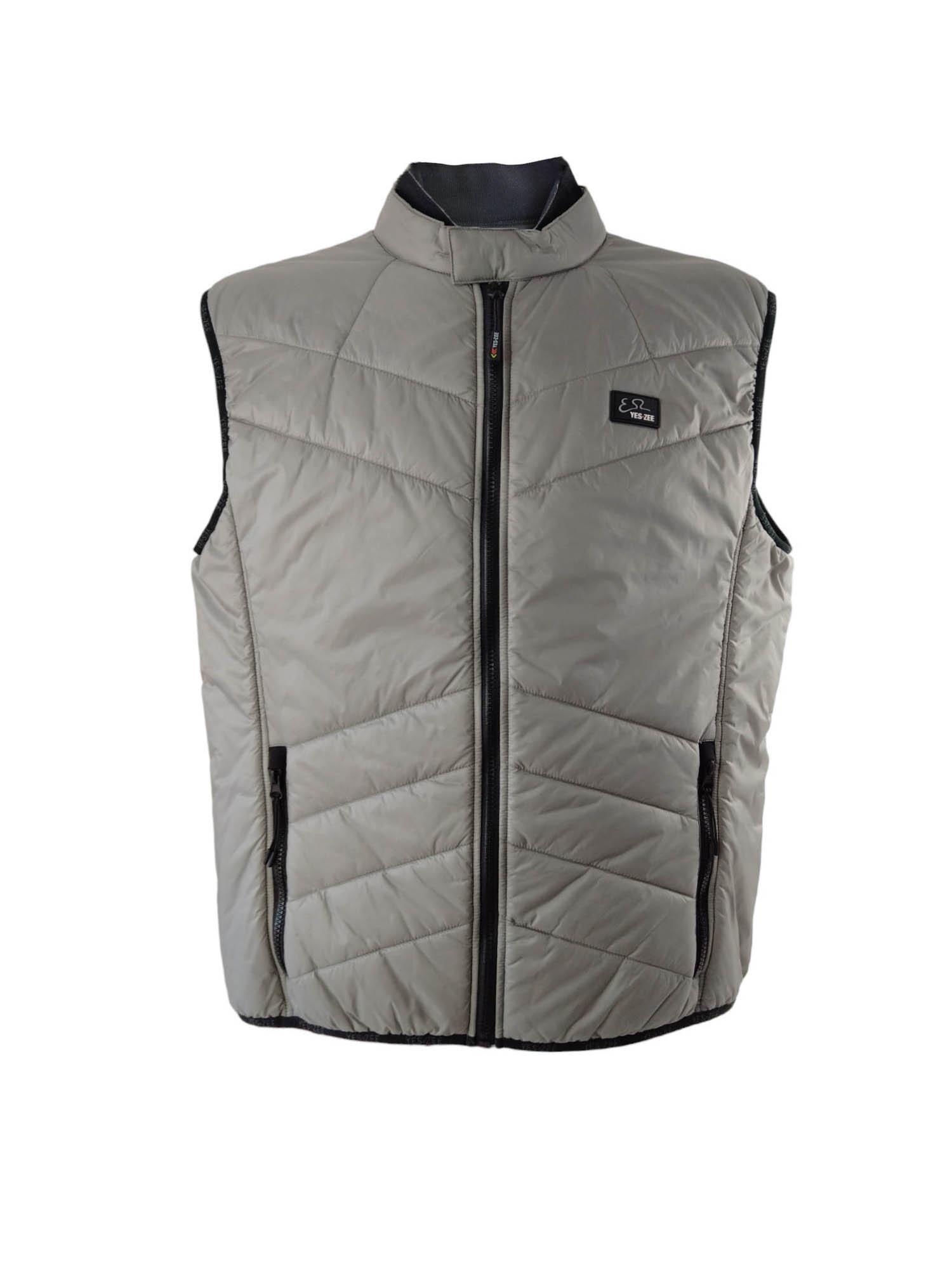 Gilet smanicato uomo Yes Zee grigio