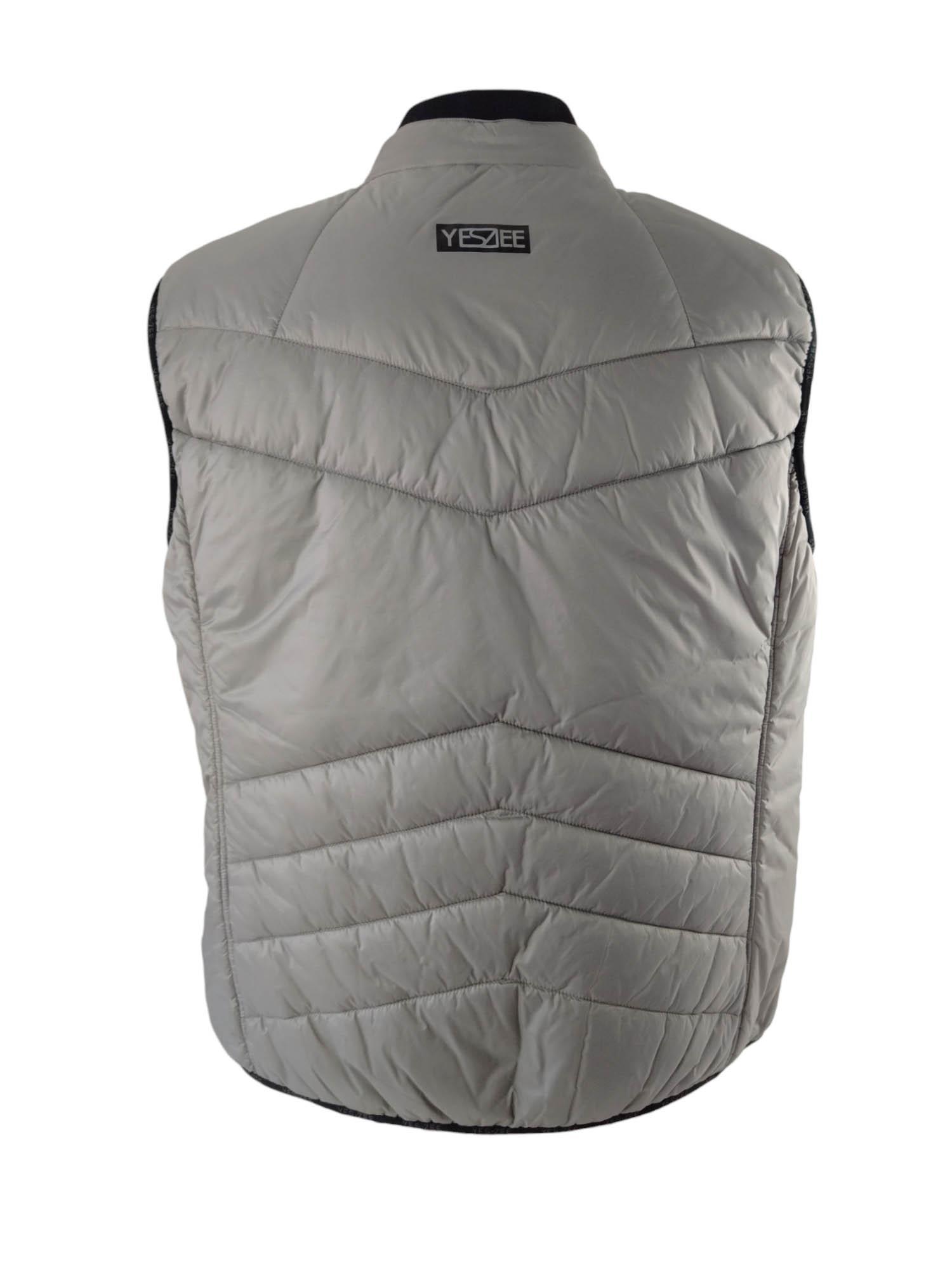 Gilet smanicato uomo Yes Zee grigio