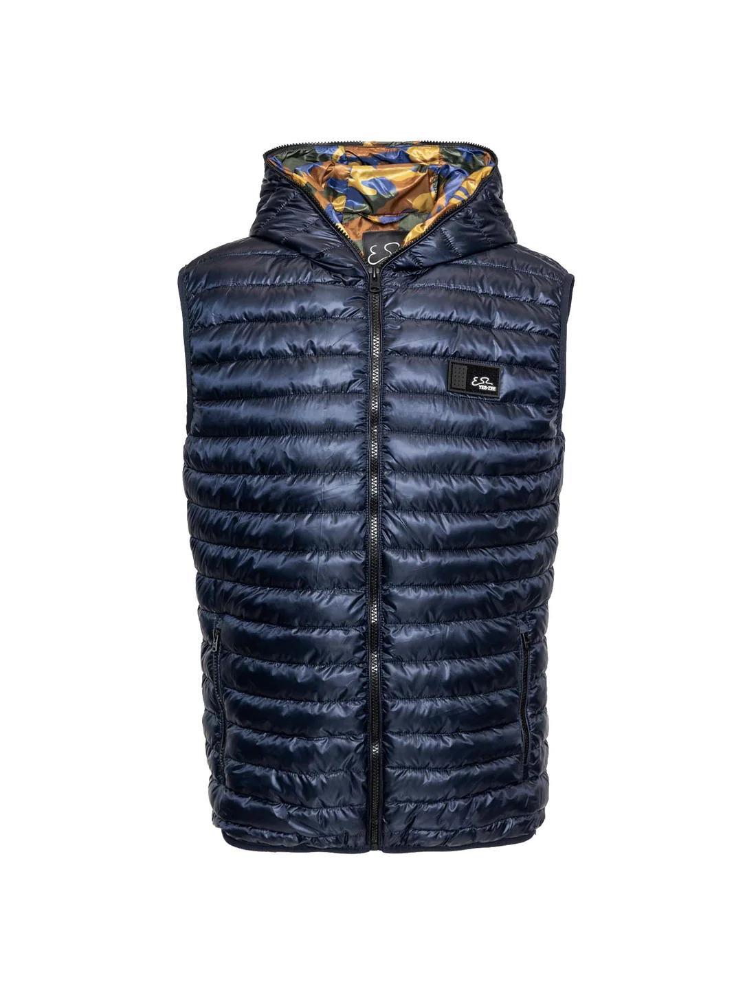 Gilet Yes Zee smanicato blu