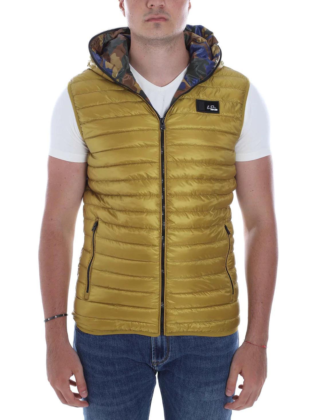 Gilet Yes Zee smanicato oro