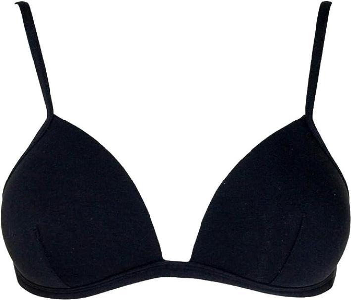 Reggiseno Jadea July triangolo imbottito Nero