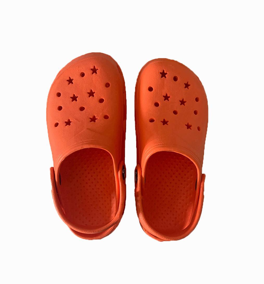 Ciabatte bambina arancione modello crocs