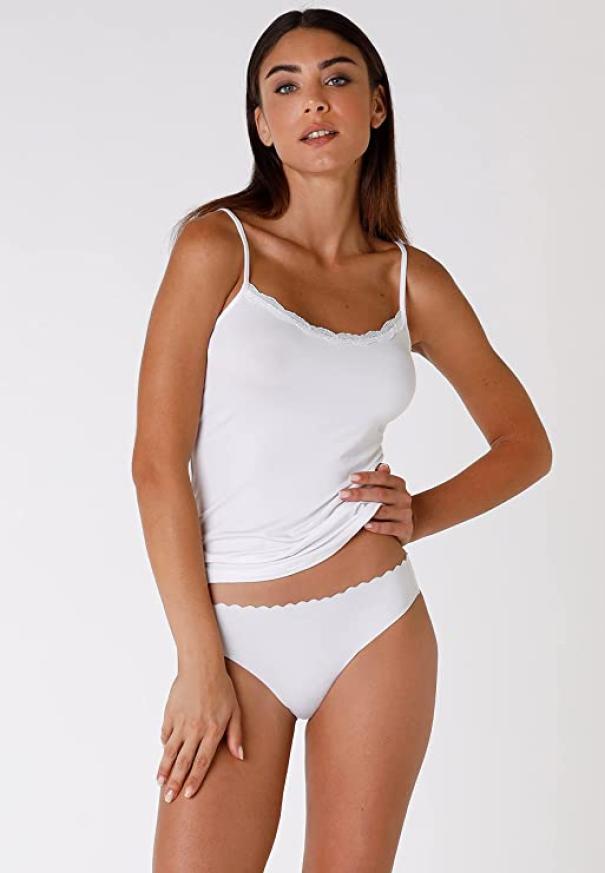 Tris slip Lovable L04NR.invisibile-cotone-senza cuciture-medio-bianco