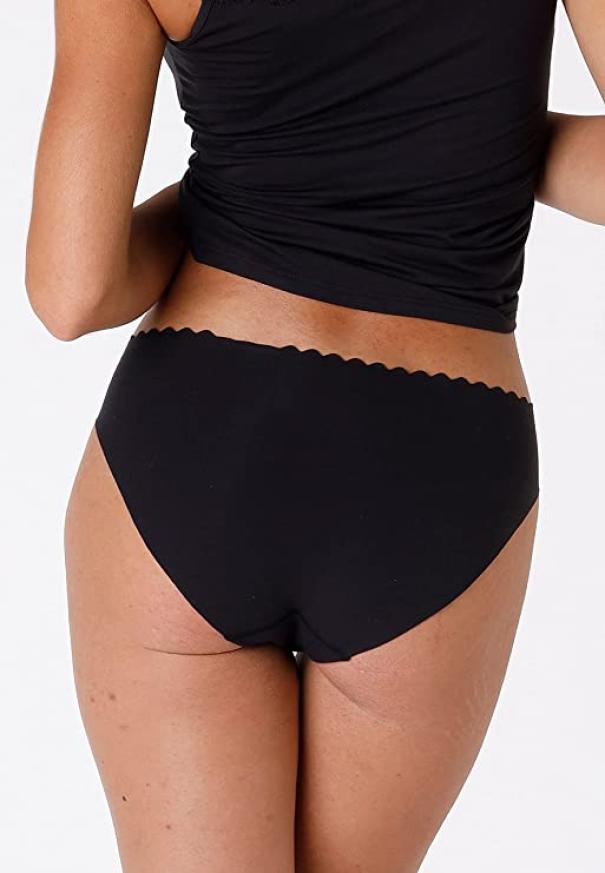 Tris slip Lovable L04NR.cotone-senza cuciture-medio-nero