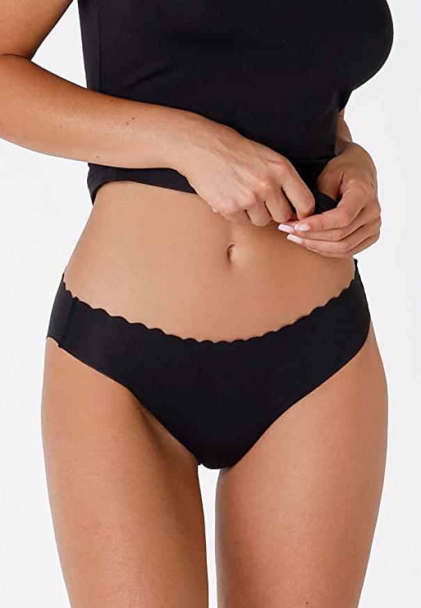 Tris slip Lovable L04NR.cotone-senza cuciture-medio-nero