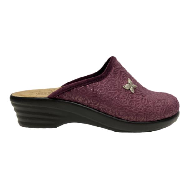 Pantofole Fly Flot L8 P44 6E. Donna, Bordeaux 