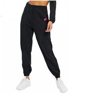 Pantalone tuta  felpato donna nero