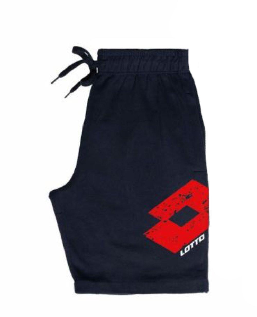 Pantaloncini uomo Lotto blu Homewear con logo