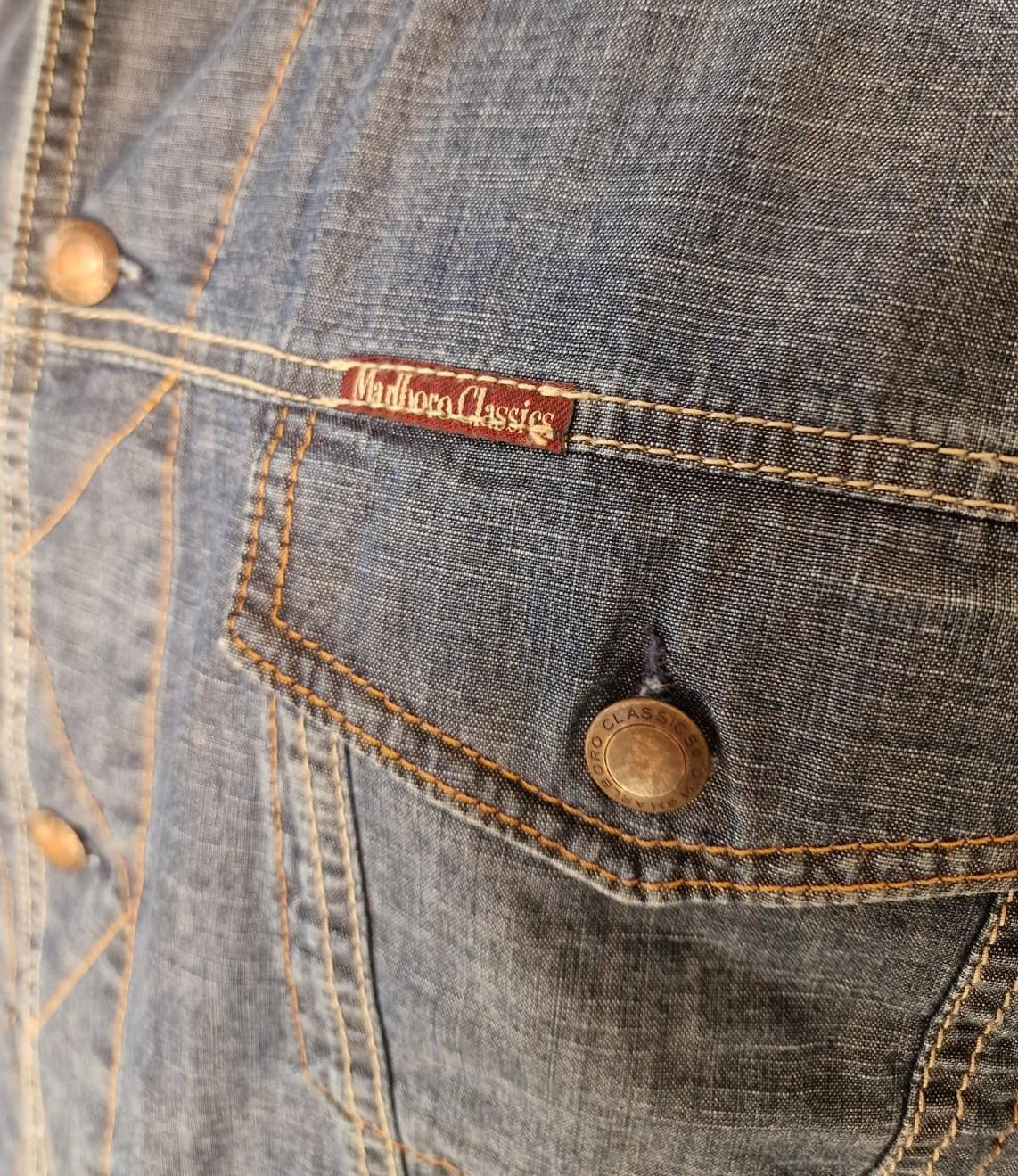 Giubbetto di jeans in cotone Malboro Classics uomo