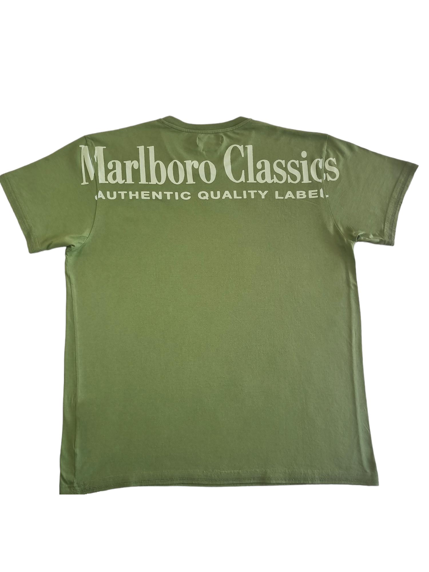 T-shirt uomo in cotone Malboro Classics