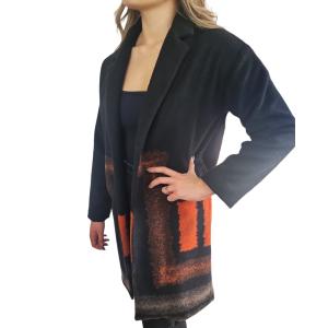 Cappotto donna  in misto lana nero