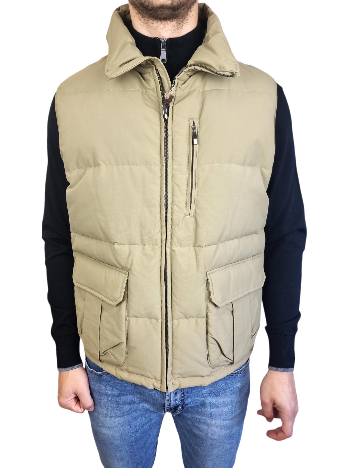 Gilet uomo Malboro Classics in vera piuma