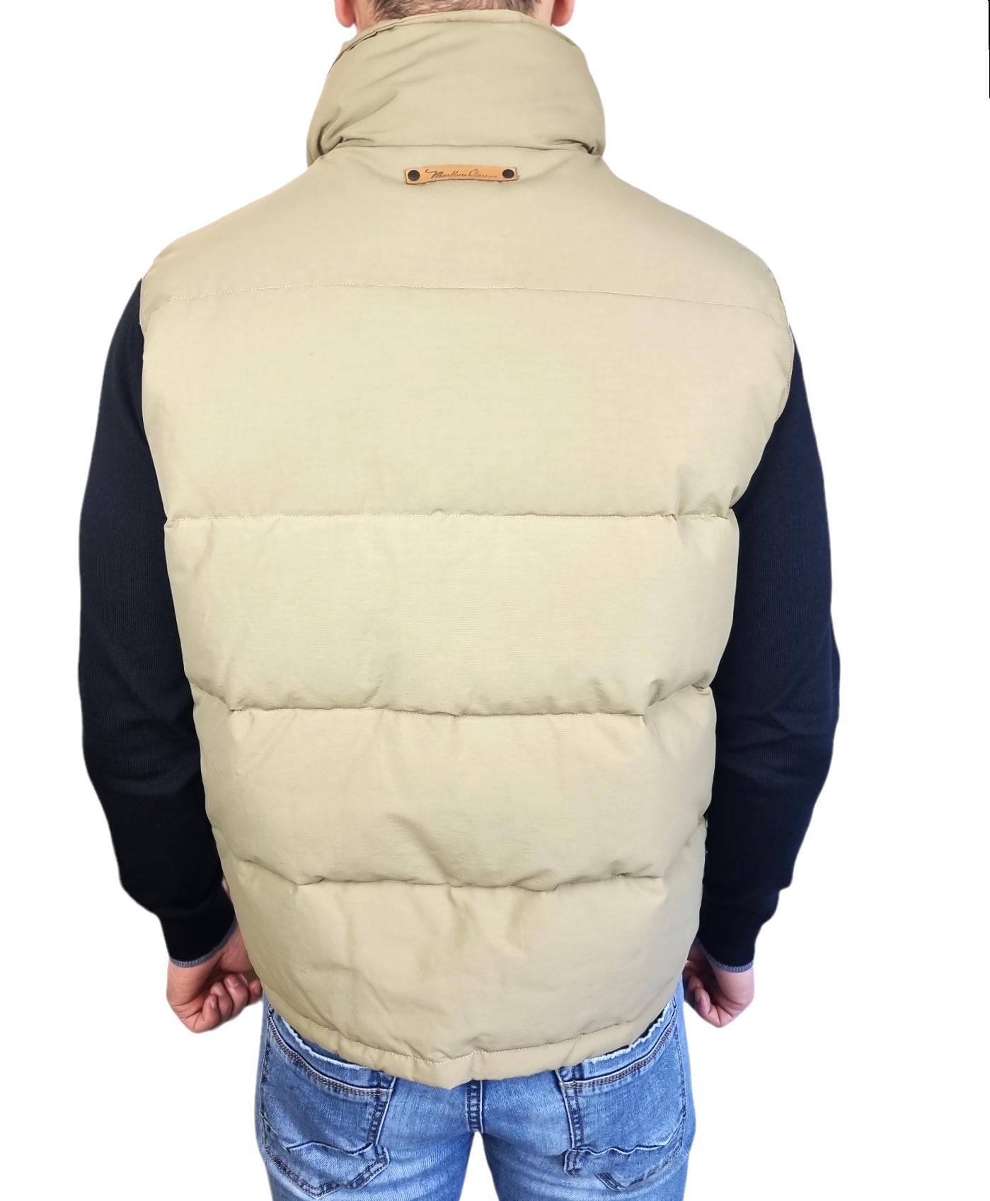 Gilet uomo Malboro Classics in vera piuma