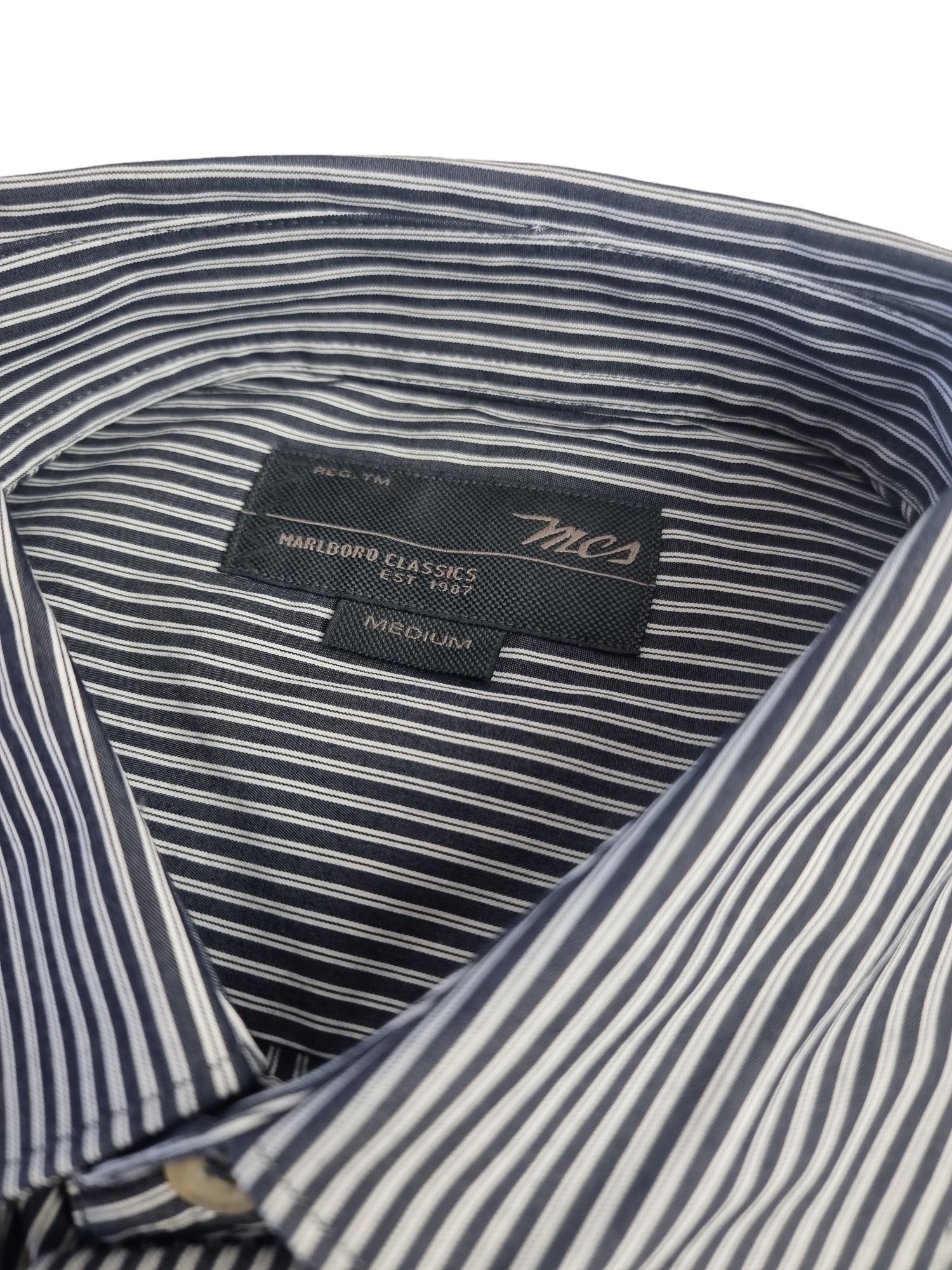 Camicia da uomo in cotone Malboro Classics 