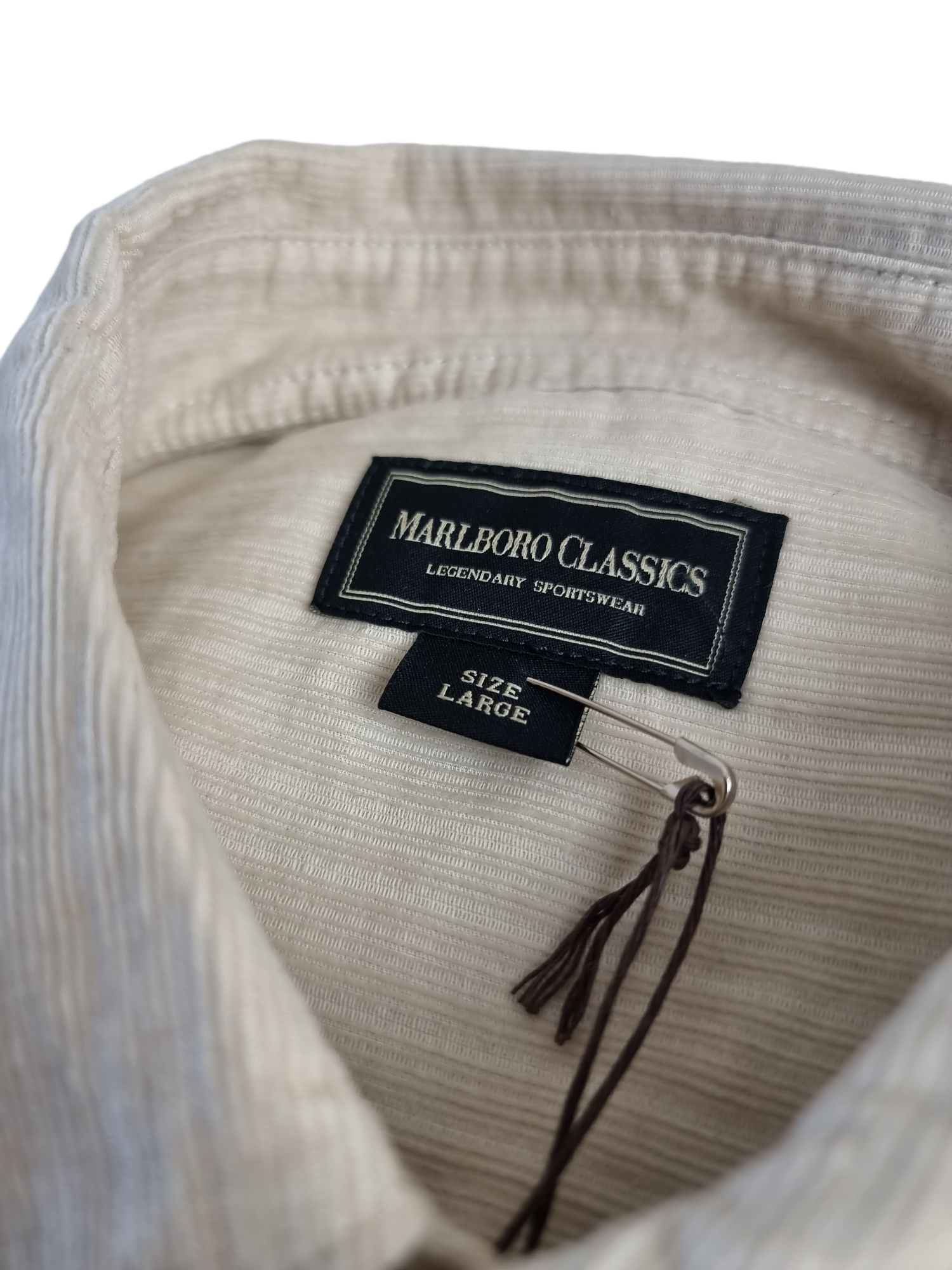 Camicia da uomo in cotone Malboro Classics