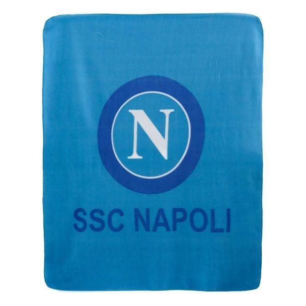 Plaid SSC Napoli pile azzurro 130x 160cm