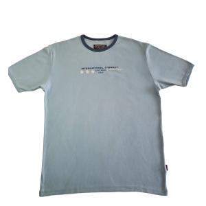 T-shirt  uomo cotone celeste