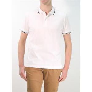 Polo da uomo in cotone  bianco