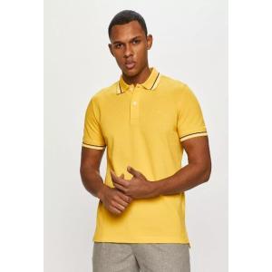 Polo da uomo in cotone  giallo