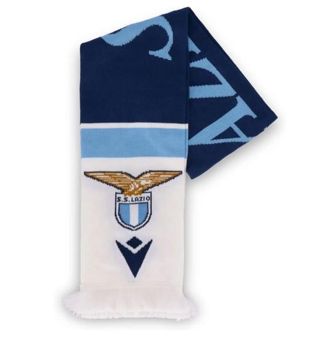 Sciarpa SS Lazio Macron bianco celeste