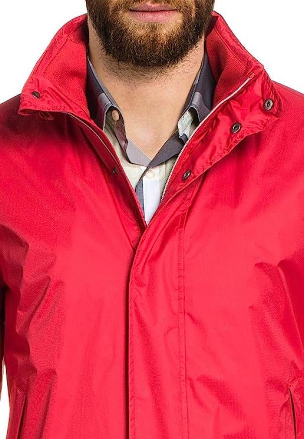 Giubbino primaverile da uomo Geox rosso 