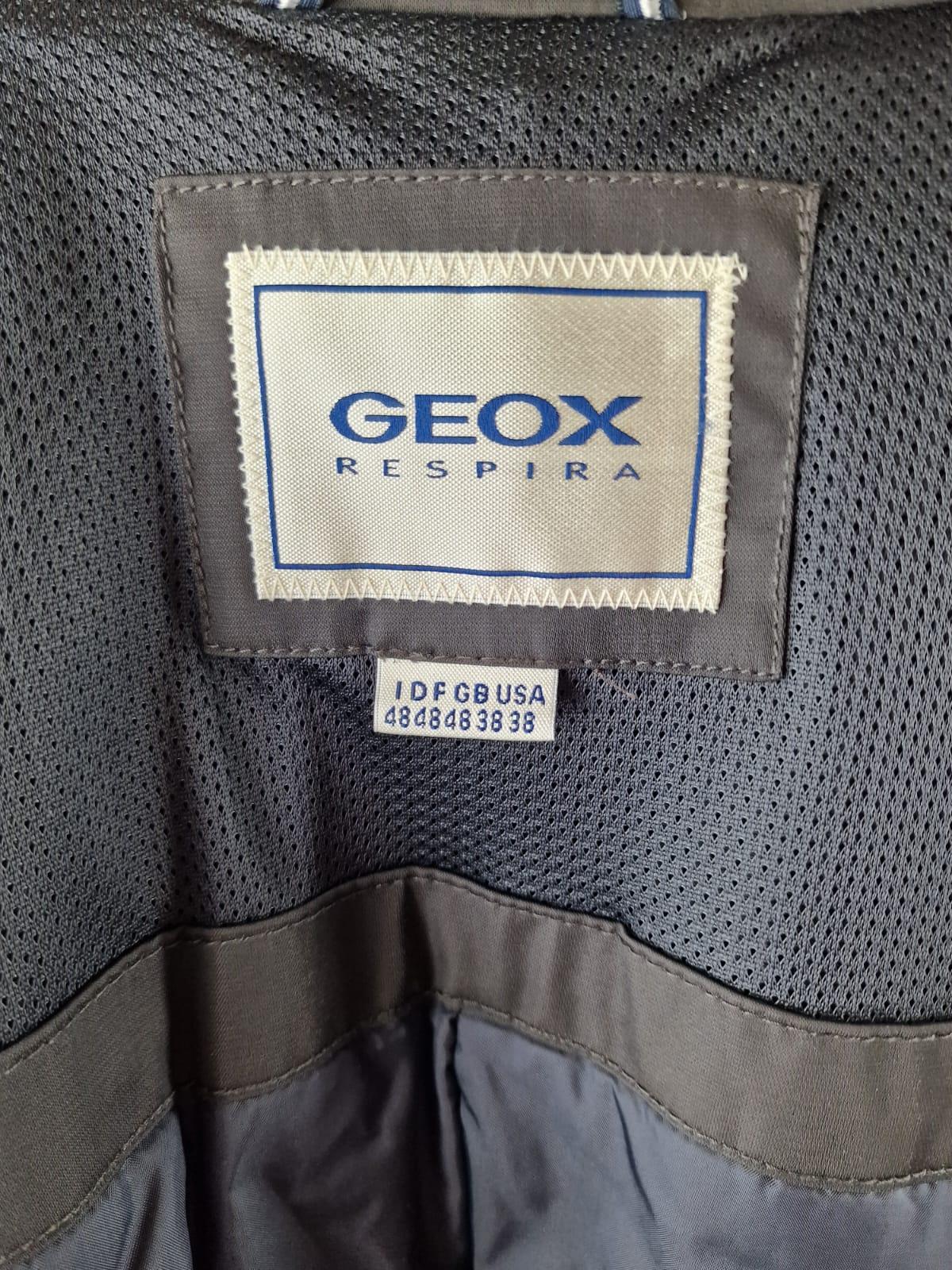 Giacca lunga da uomo Geox testa di moro