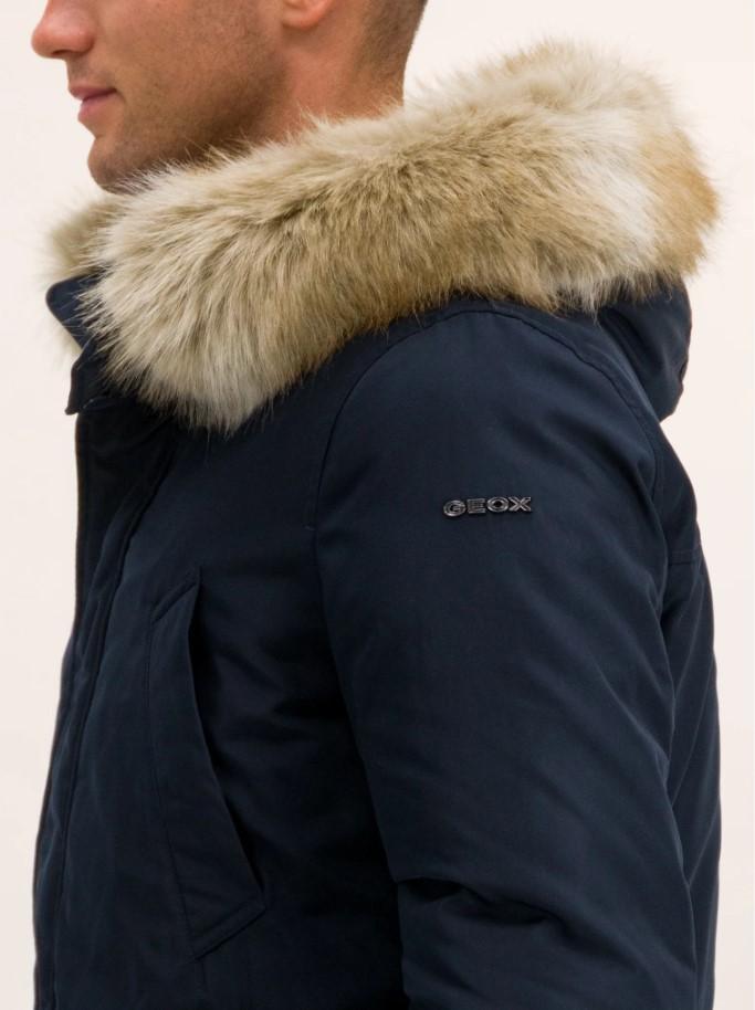 Giaccone Geox modello parka da uomo