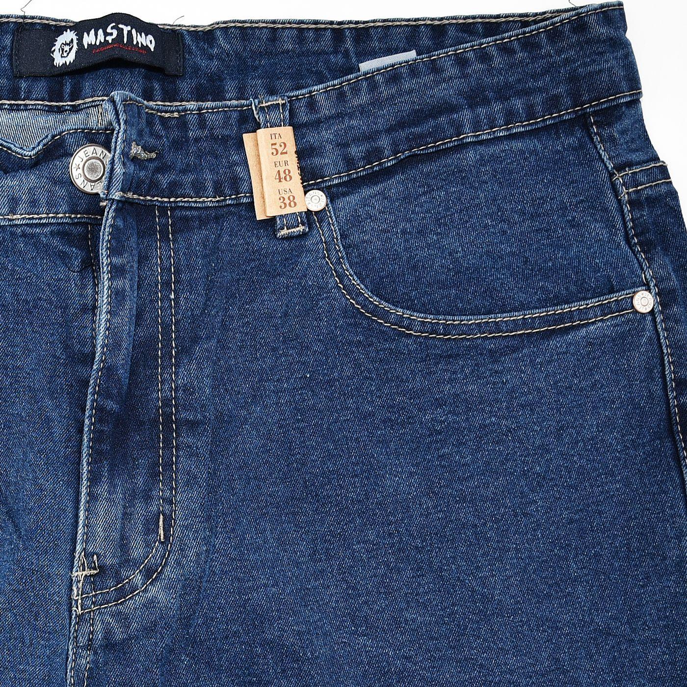 mastino jeans uomo regular estivo leggero chiaro elast denim - foto 3