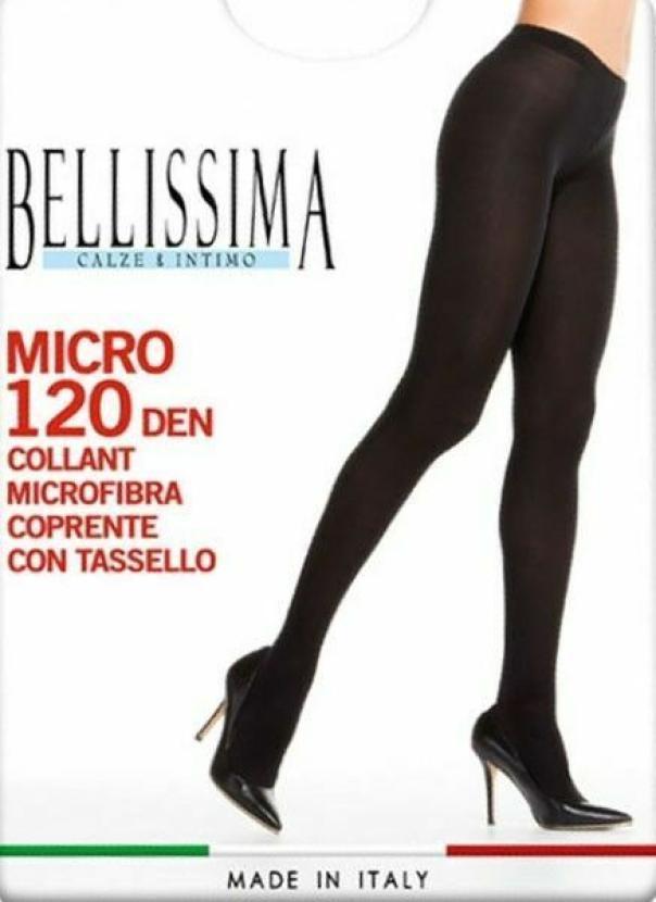 bellissima collant coprente microfibra 120 den nero