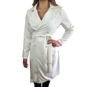 Cappotto leggero da donna  bianco