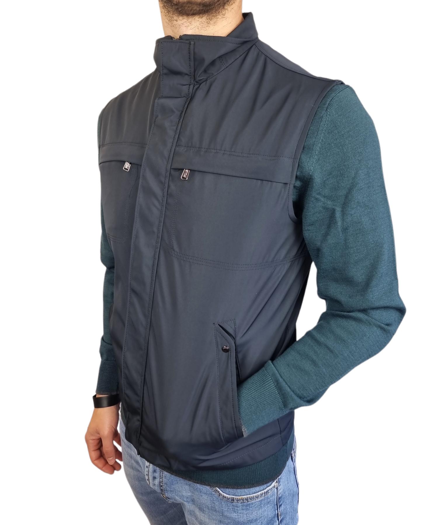 Gilet leggero da uomo Polbot blu