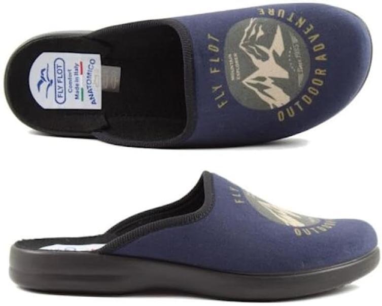 Pantofole da uomo Fly Flot blu