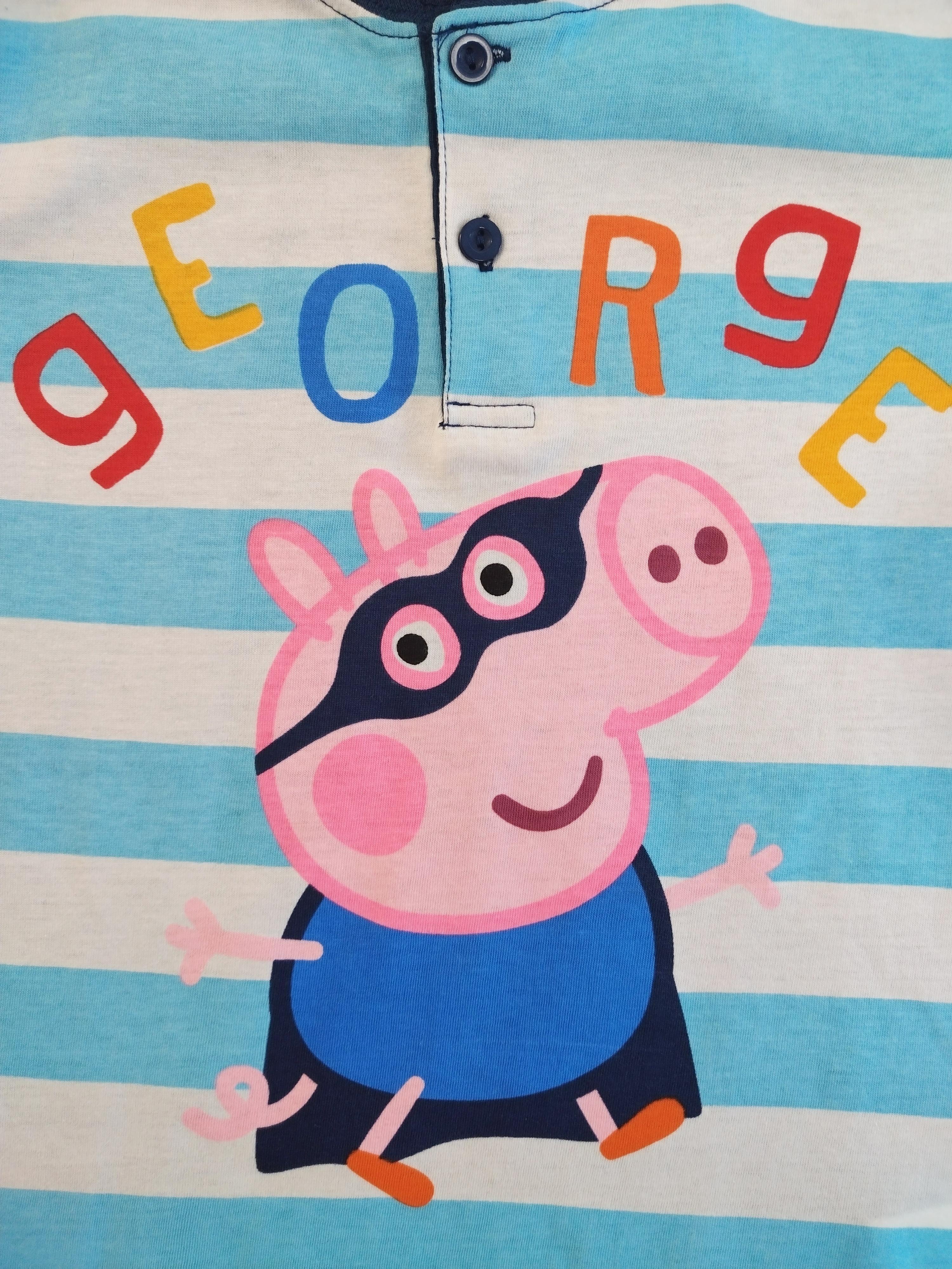 Pigiama estivo bambino George Peppa Pig Blu