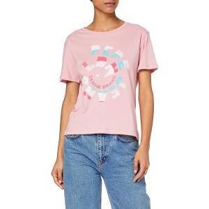 T-shirt da donna in cotone  rosa