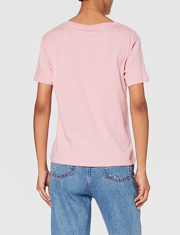 T-shirt da donna in cotone Pepe Jeans rosa