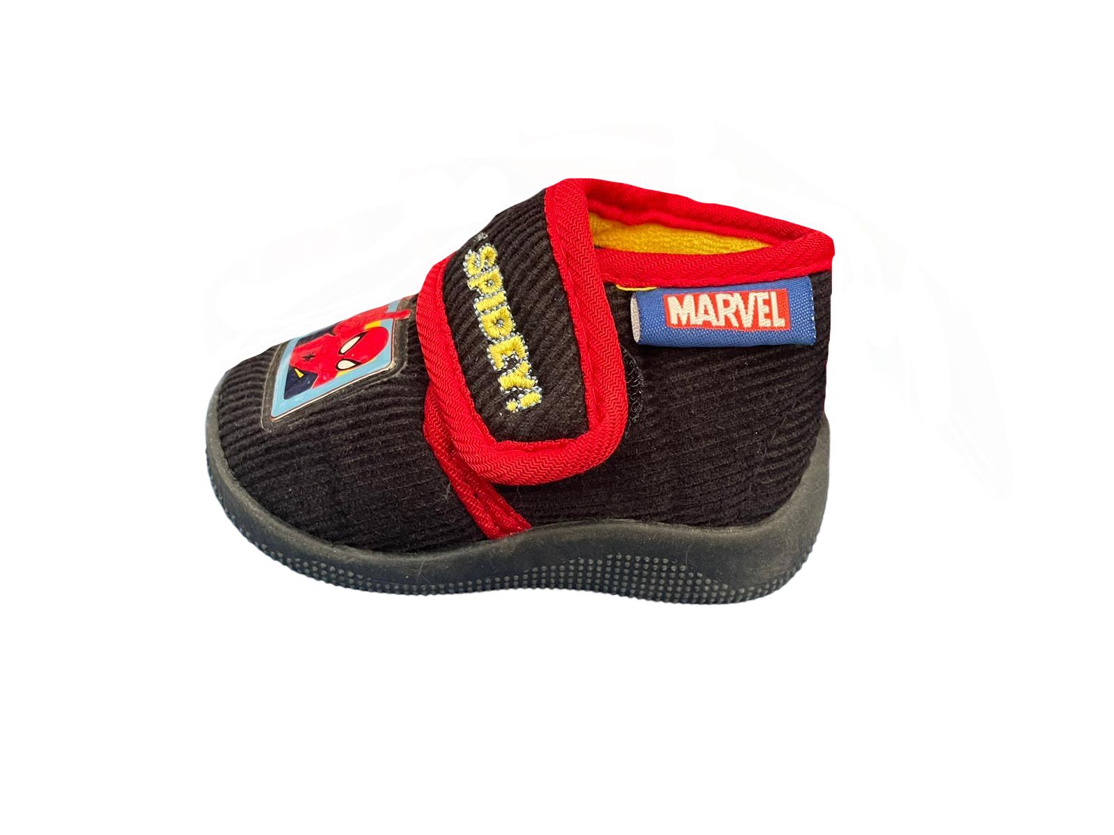 Scarpe babbucce Marvel Spiderman bambino con suola antiscivolo Blu scuro