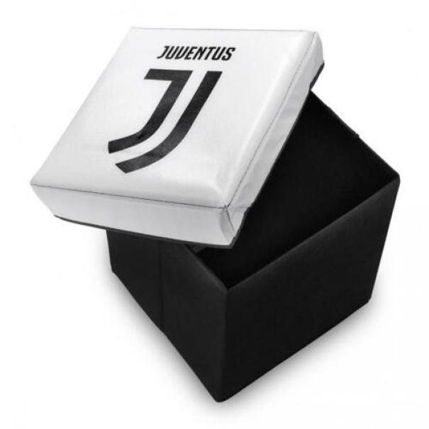 Pouf FC Juventus contenitore 31x31x33