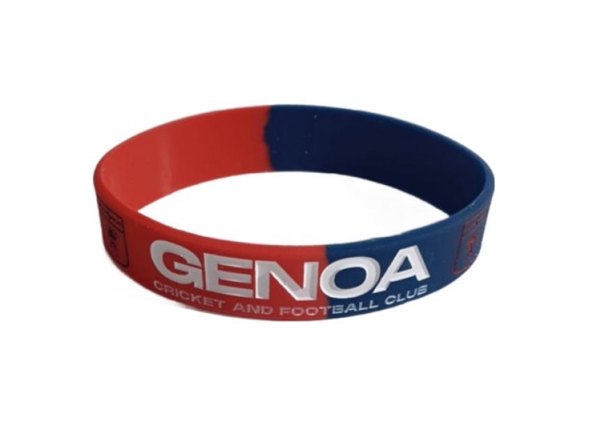 Bracciale in silicone del Genoa calcio