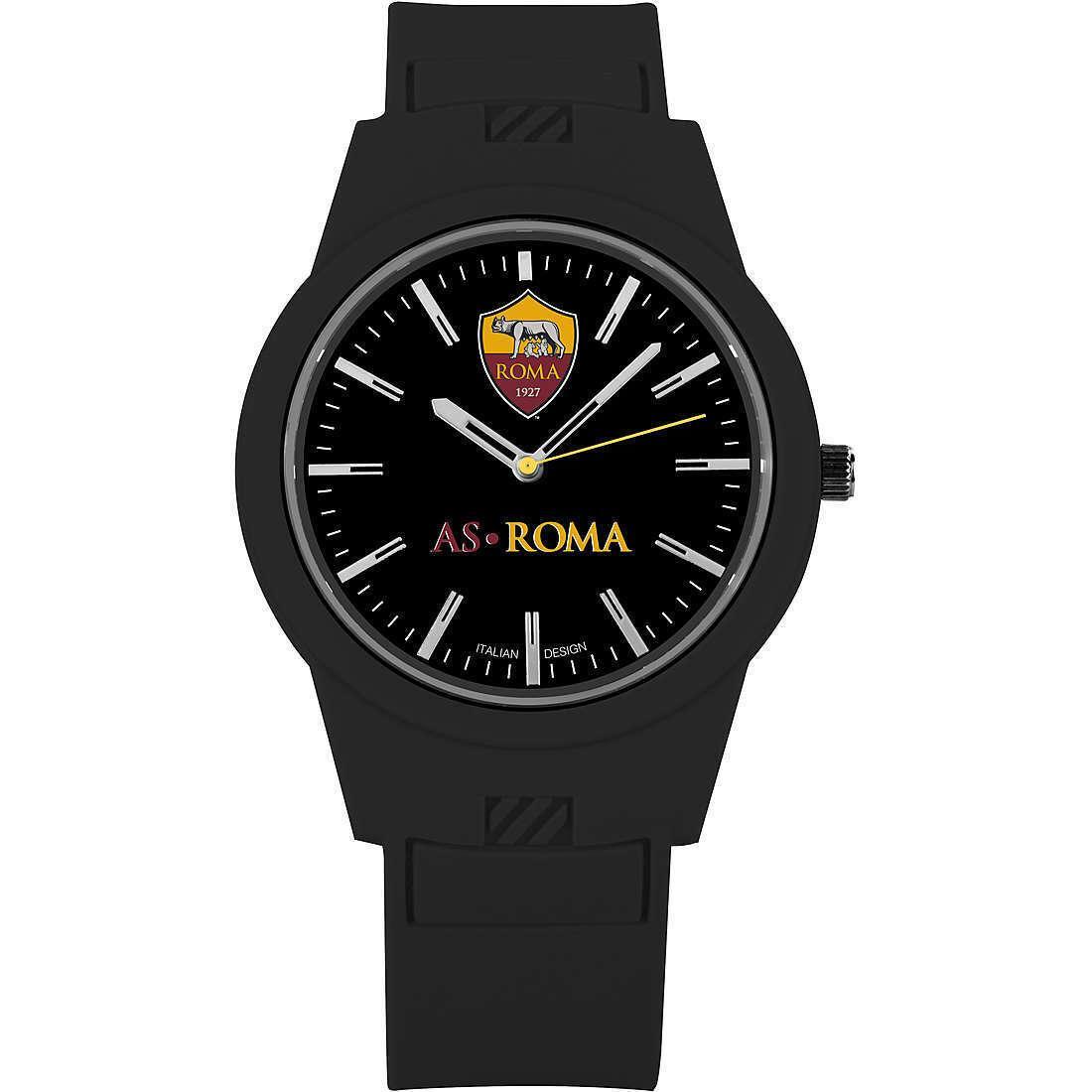 Orologio AS Roma nero in silicone 