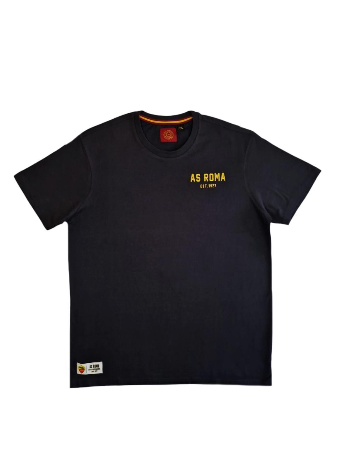 T-shirt in cotone da uomo compatibile con Roma grigio