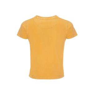 T shirt compatibile con roma ragazzo cotone giallo