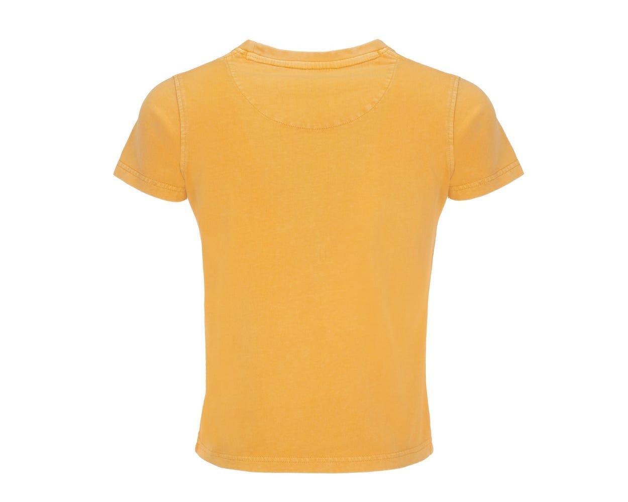 T shirt AS Roma Ragazzo cotone giallo