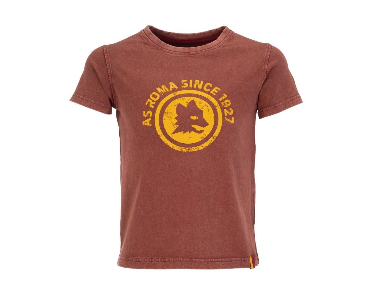 T shirt AS Roma da bambino rosso