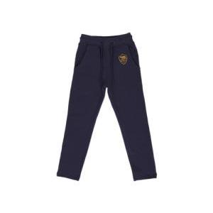 Pantaloni roma rs22mt456 blu bambino ragazzo con stemma